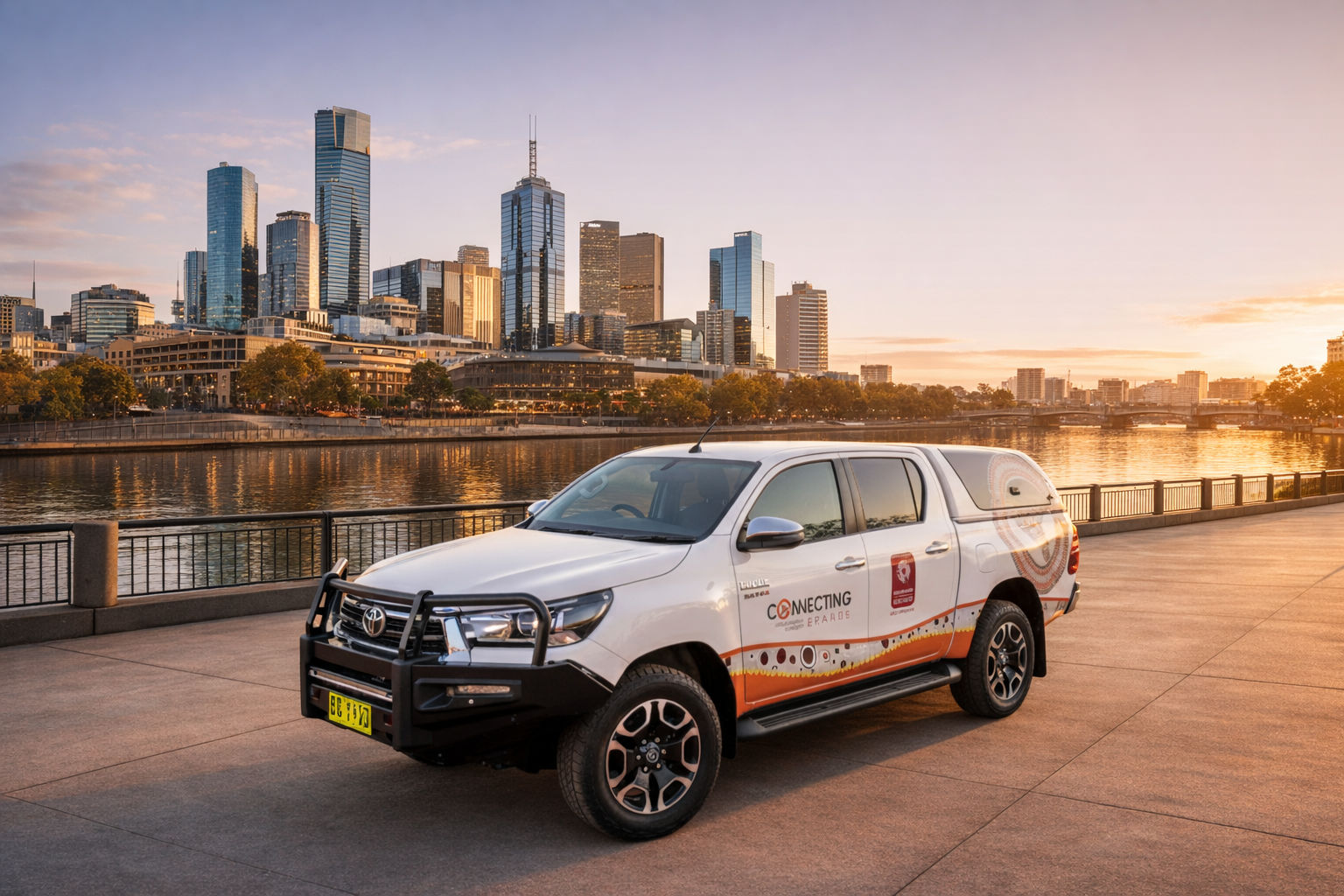 Professional fleet vehicle wraps installation in Melbourne CBD