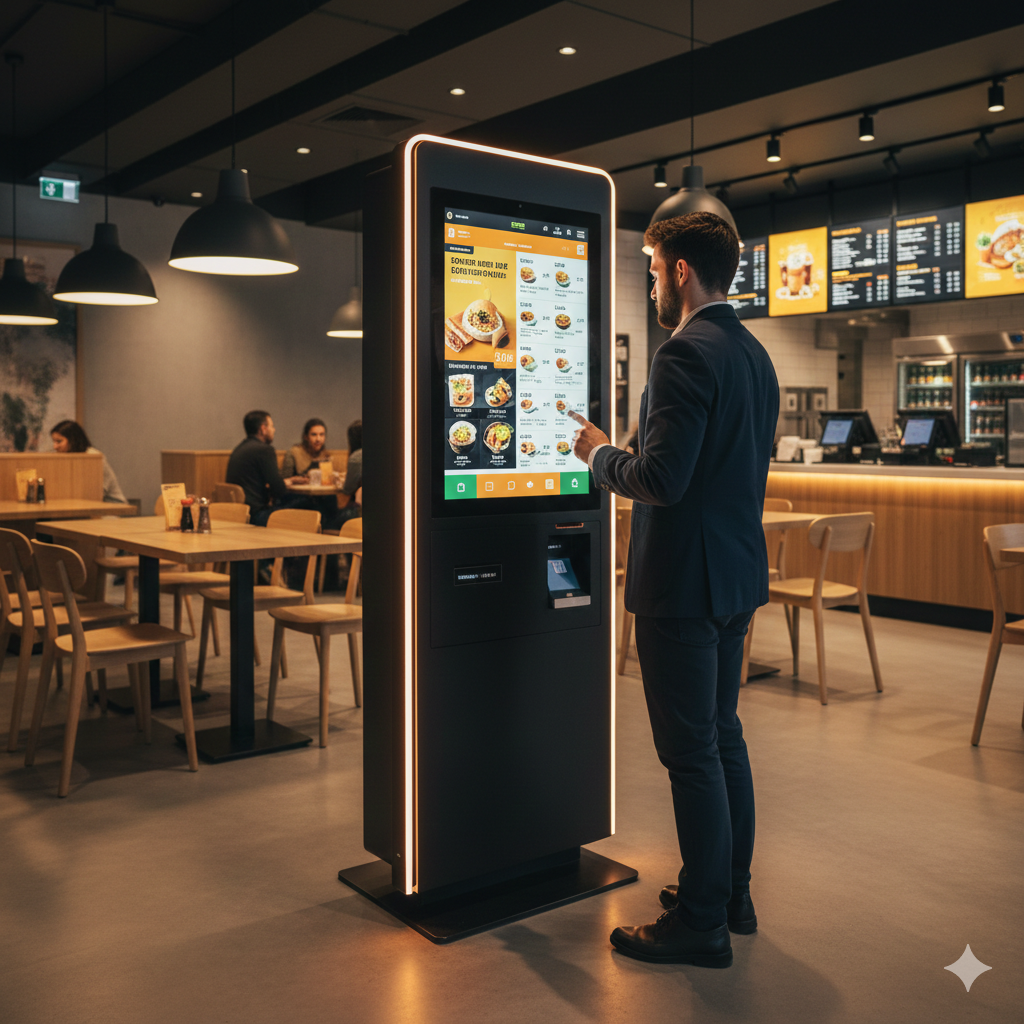 Digital kiosk display - hover