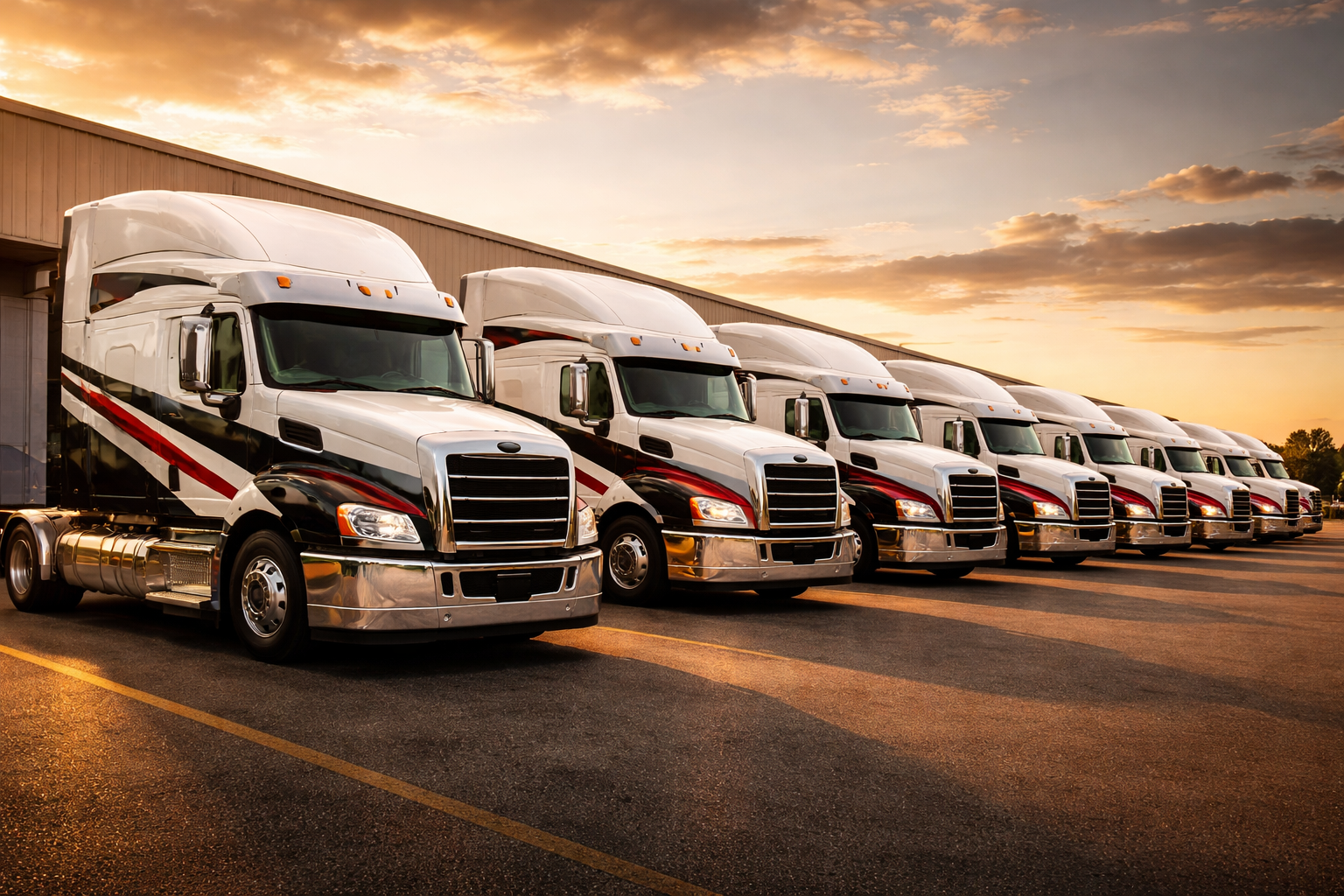 Fleet truck painting showcase