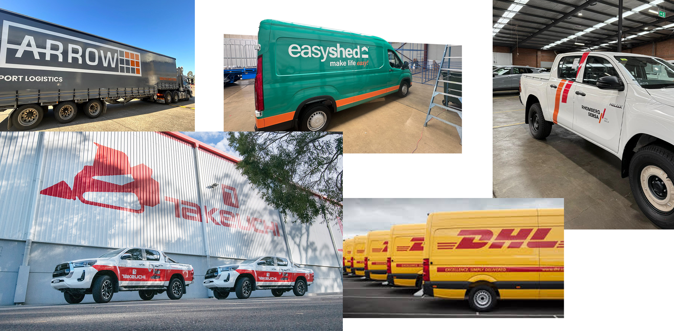 Fleet vehicle with professional wrap