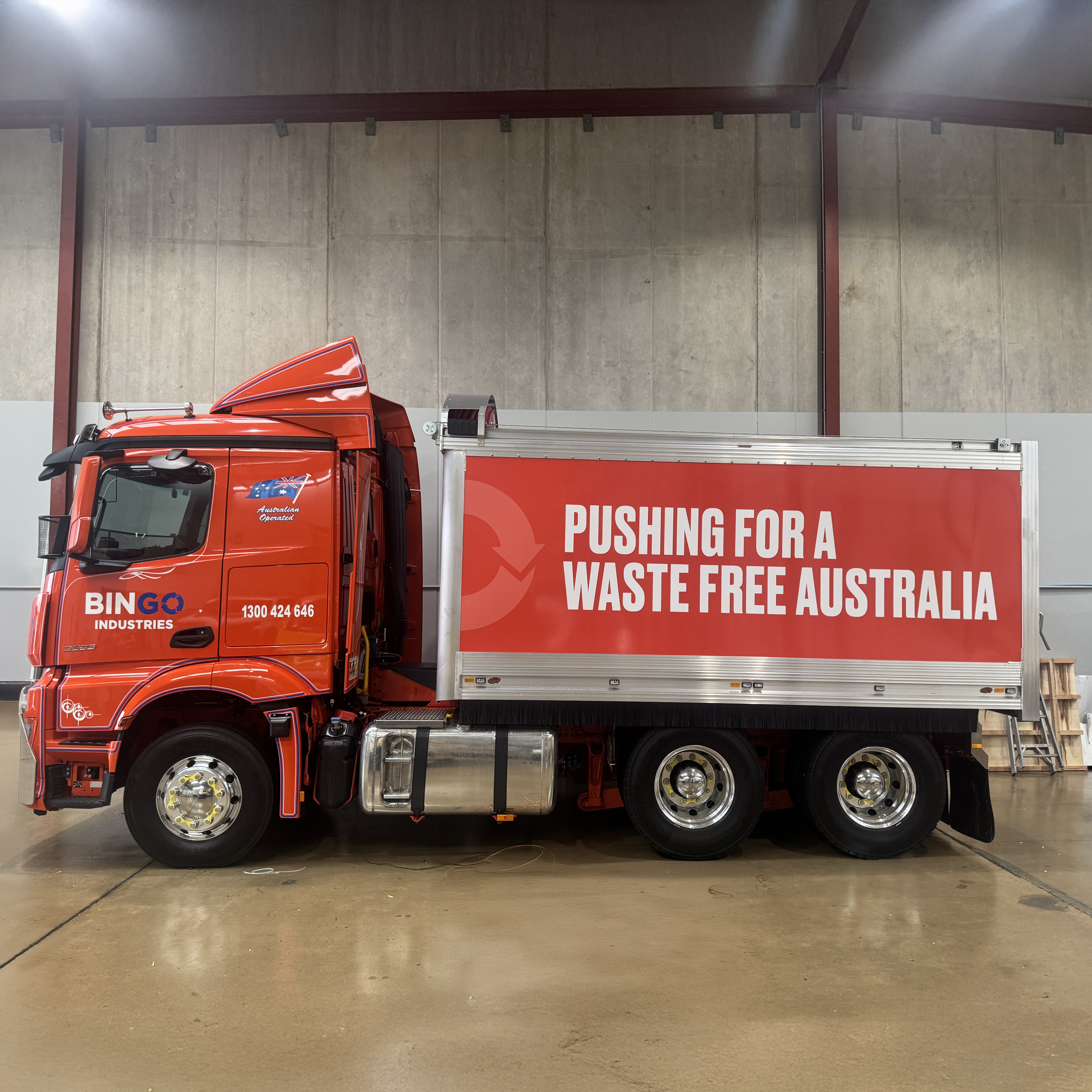 Fleet vehicle with professional wrap