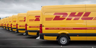 DHL delivery van showcasing hybrid paint and wrap technique