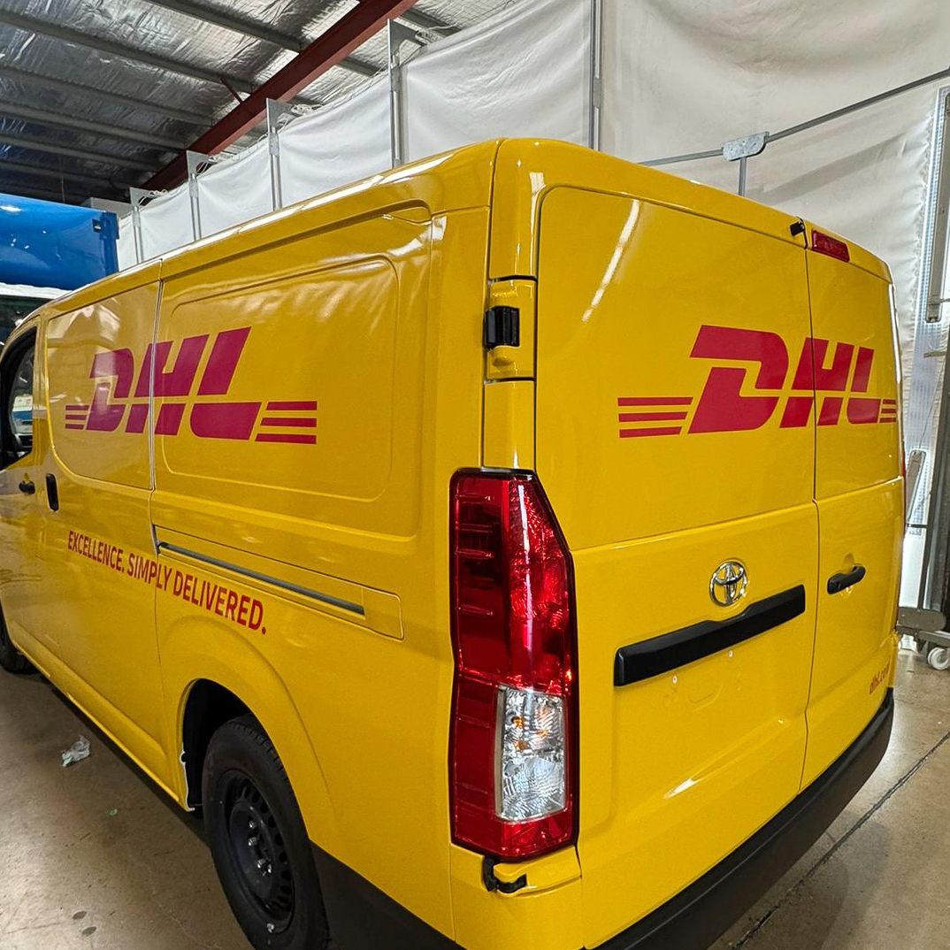 Fleet vehicle with professional wrap - hover