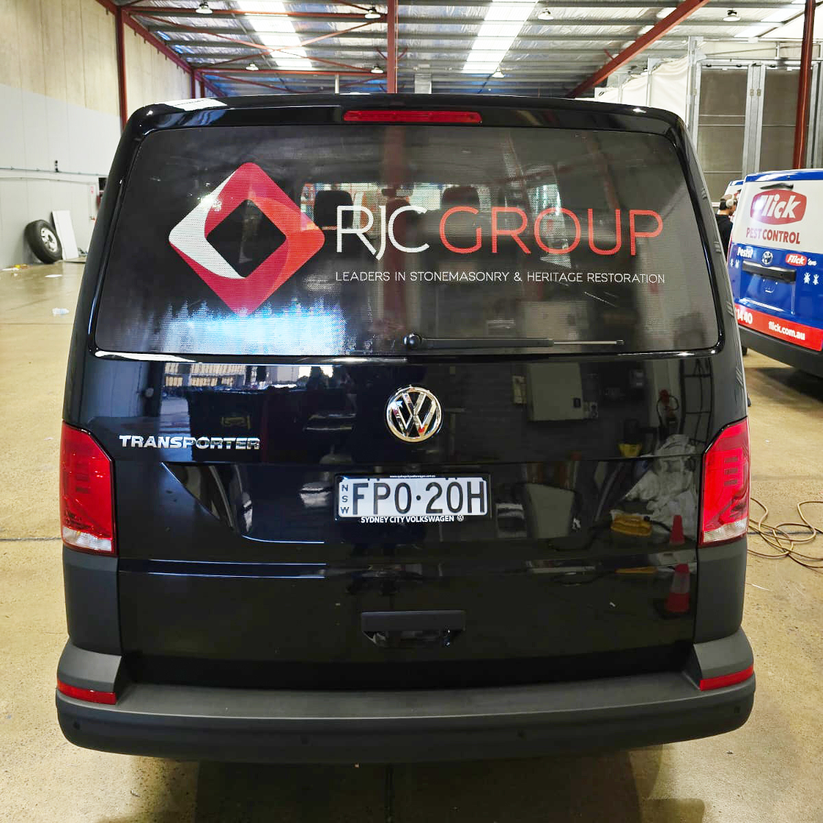 Fleet vehicle with professional wrap - hover