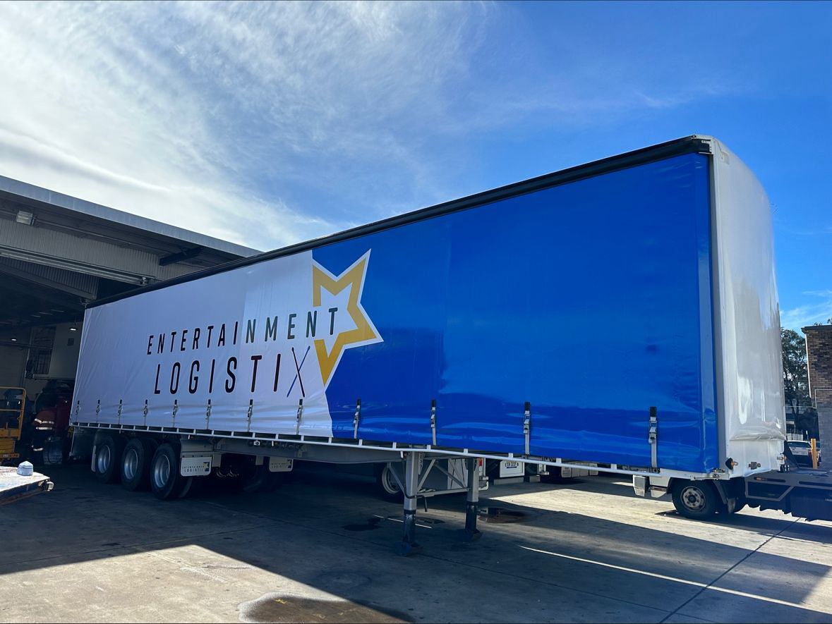 Entertainment Logistix fleet branding